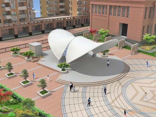 膜结构表演舞台