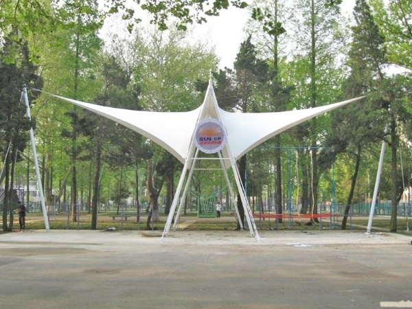 山东充电桩膜结构停车棚厂家