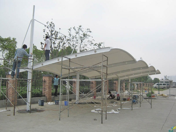 安装膜结构车棚又哪些需要注意的事项